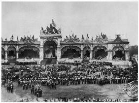 Feast at Brussels to celebrate the 25th anniversary of the reign of Leopold I (1790-1865) July 1832 