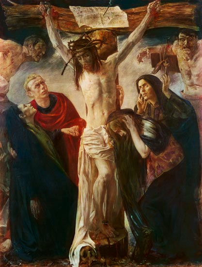 crucifixion à Lovis Corinth