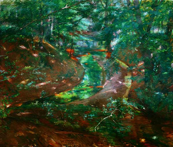 Inside a Forest à Lovis Corinth