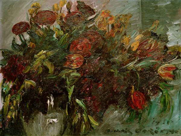 Red and Yellow Tulips à Lovis Corinth
