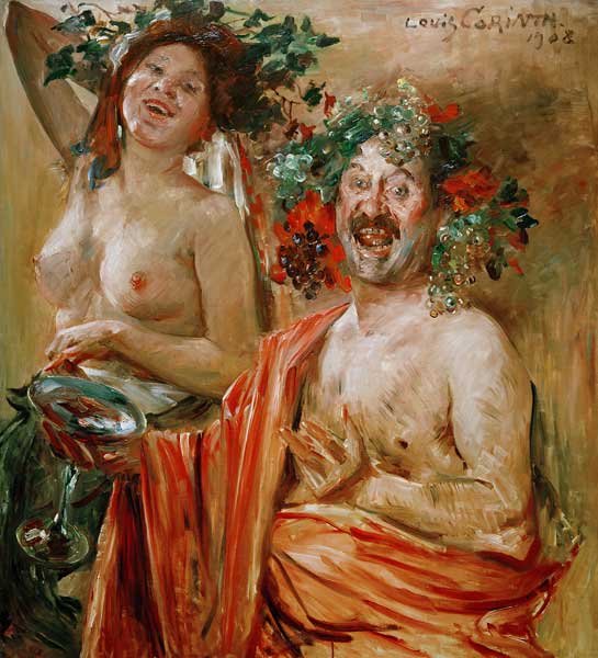Couple de bacchantes à Lovis Corinth