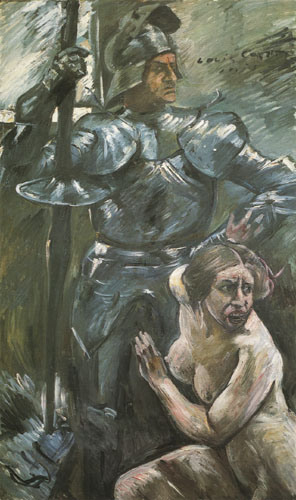 under protection of the weapons à Lovis Corinth