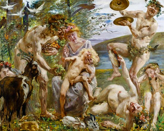 Jeunesse de Zeus à Lovis Corinth