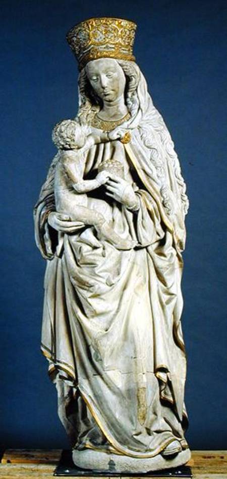 The Mother of God with the Infant Christ à Lubeck ou Atelier westphalien