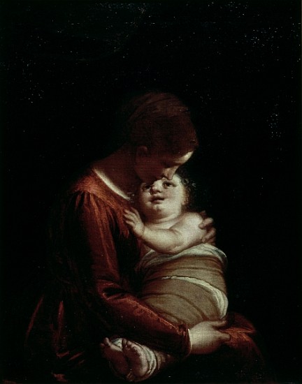 Madonna and Child, c.1570 à Luca Cambiaso