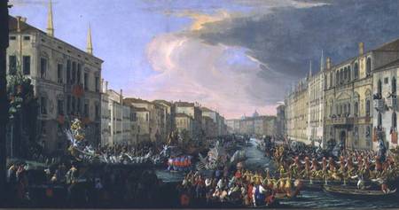 Regatta Held in Honour of Frederick VI of Denmark (1671-1730) à Luca Carlevaris