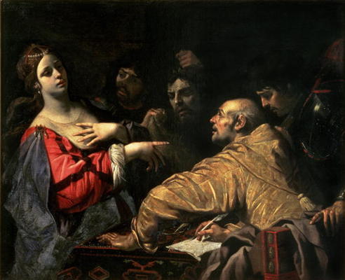 Queen Tomyris with the head of Cyrus the Great à Luca Ferrari