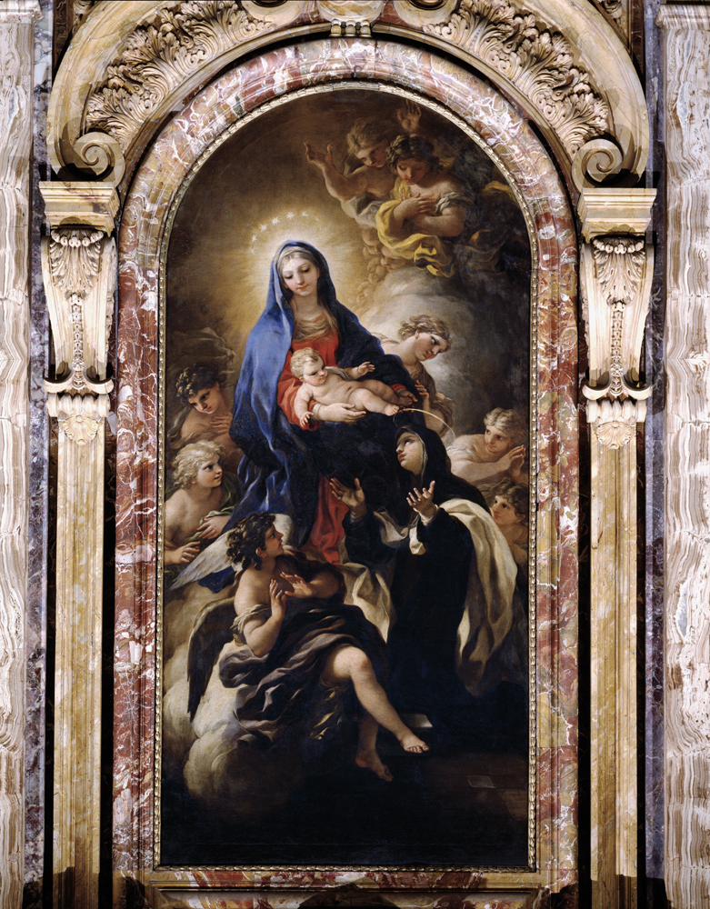 L.Giordano, Madonna u.Maria M.dei Pazzi à Luca Giordano