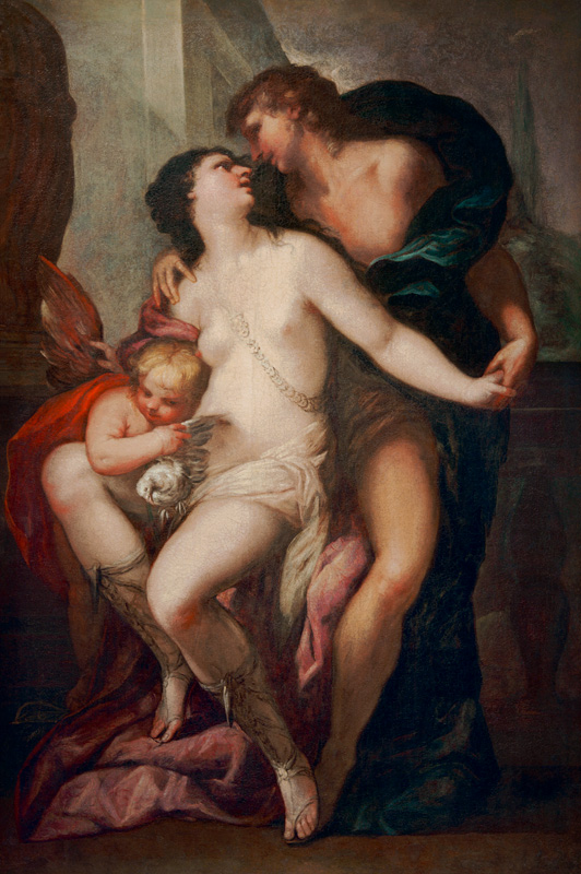 Luca Giordano, Venus und Adonis à Luca Giordano