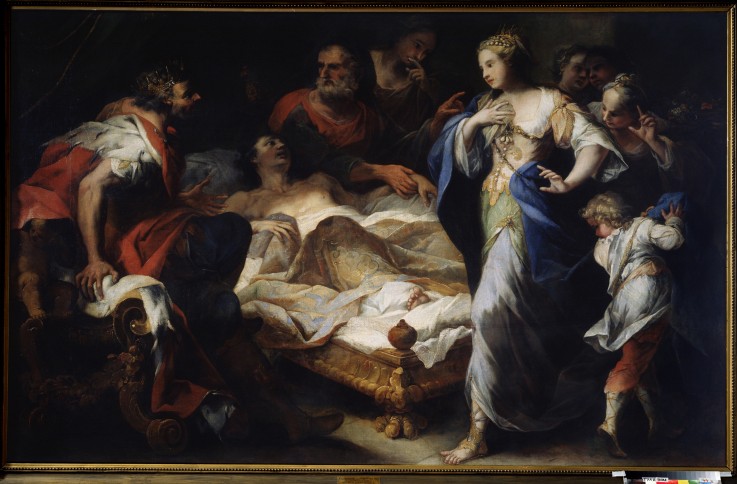 Antiochus and Stratonice à Luca Giordano