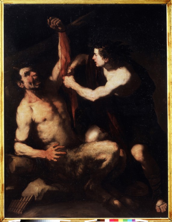 Marsyas and Apollo à Luca Giordano