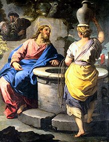 Le Christ et la Samaritaine au puit à Luca Giordano