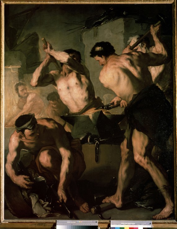 The Forge of Vulcan à Luca Giordano