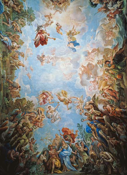 fresque dans le Palazzo Médicis Riccardi à Florence à Luca Giordano