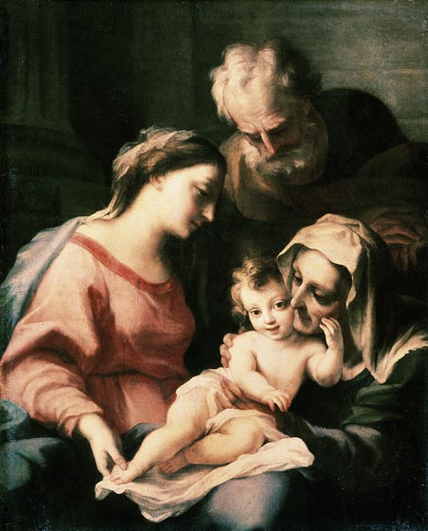 The Holy Family à Luca Giordano
