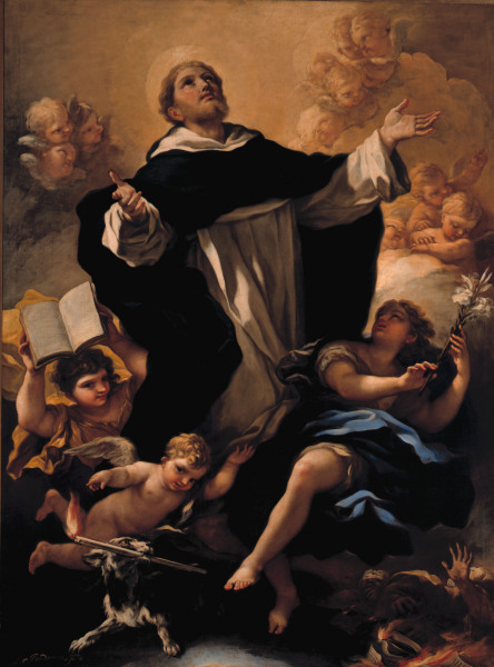L.Giordano / St. Dominic à Luca Giordano