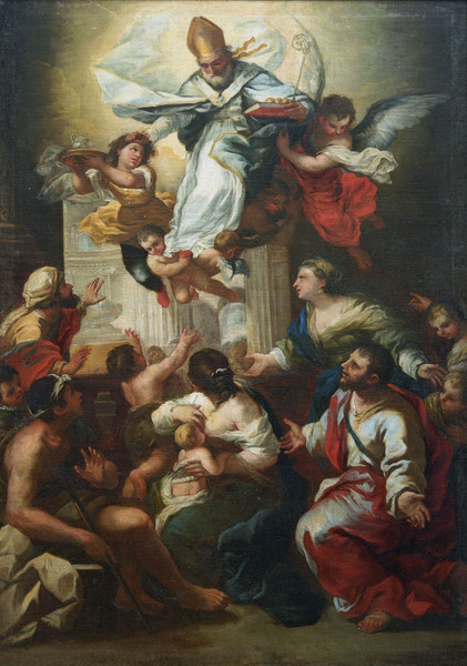 L.Giordano,hl.Nikolaus rettet Mundschenk à Luca Giordano