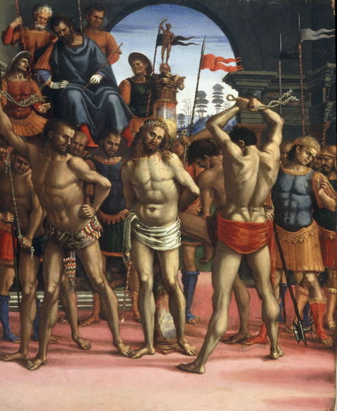 Flagellat.of Christ à Luca Signorelli