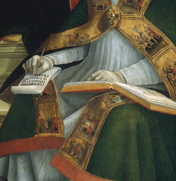 Hands of St.Athanasius à Luca Signorelli