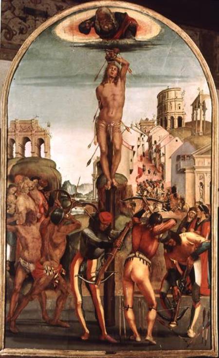 The Martyrdom of St. Sebastian à Luca Signorelli