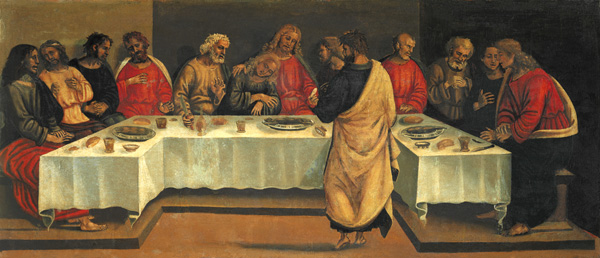 Predella Panel: Last Supper à Luca Signorelli