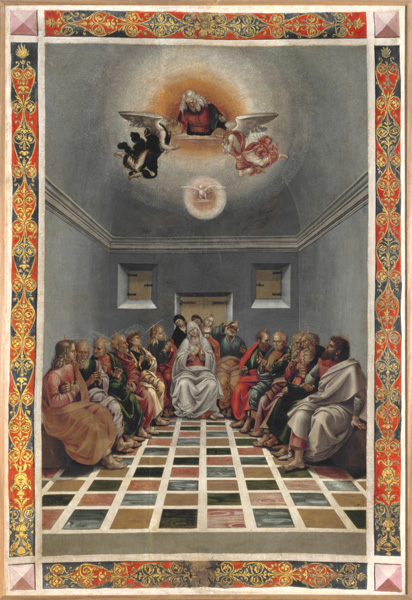 The Descent of the Holy Ghost à Luca Signorelli