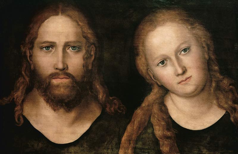 Christus und Maria Magdalena à Lucas Cranach l'Ancien