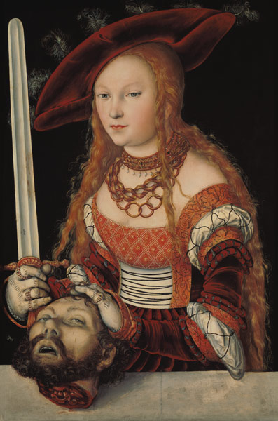 Judith with the Head of Holofernes à Lucas Cranach l'Ancien