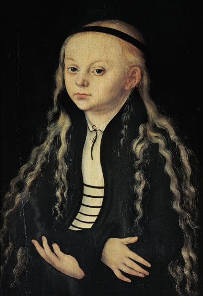 portrait de Magdelaine Luther à Lucas Cranach l'Ancien