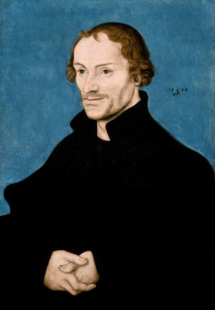 Philipp Melanchthon , Portrait à Lucas Cranach l'Ancien