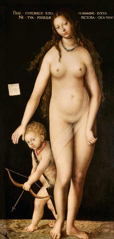 Venus and Cupid à Lucas Cranach l'Ancien