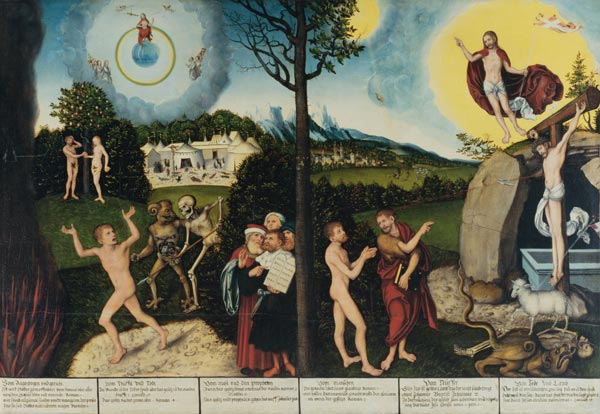 Damnation and Redemption. Law and Grace à Lucas Cranach l'Ancien