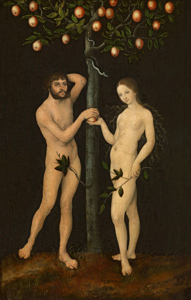 Adam and Eve à Lucas Cranach l'Ancien