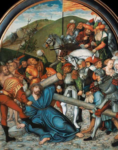 Christ Carrying the Cross à Lucas Cranach l'Ancien