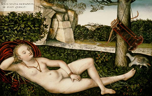 Diana Resting, or The Nymph of the Fountain à Lucas Cranach l'Ancien