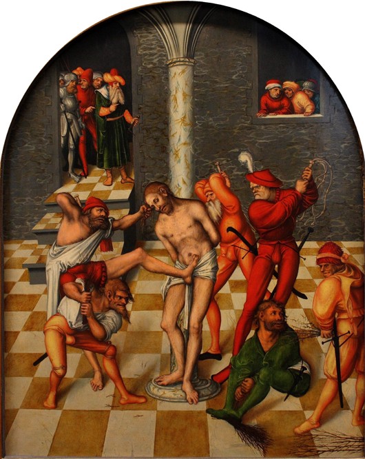 The Flagellation of Christ à Lucas Cranach l'Ancien