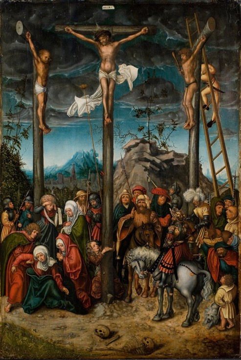 The Crucifixion à Lucas Cranach l'Ancien