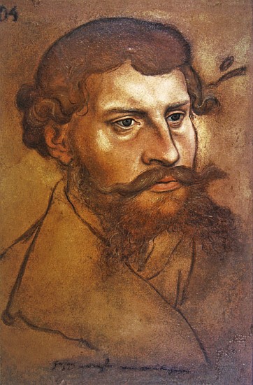 Ernest I, Duke of Brunswick-Lueneburg (crayon & w/c) à Lucas Cranach l'Ancien