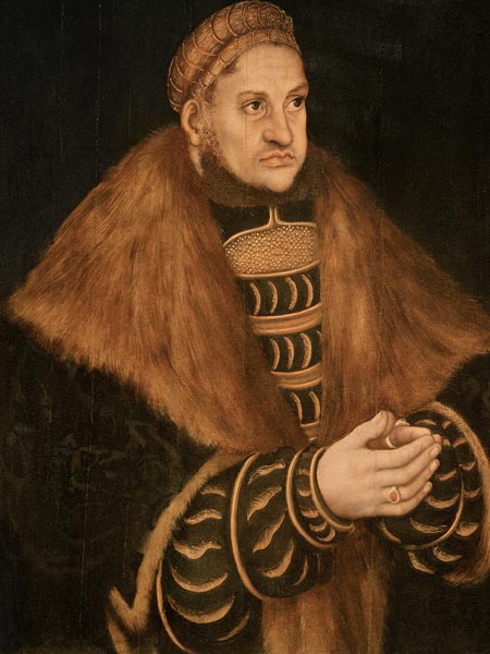 Frederick III , Portrait à Lucas Cranach l'Ancien