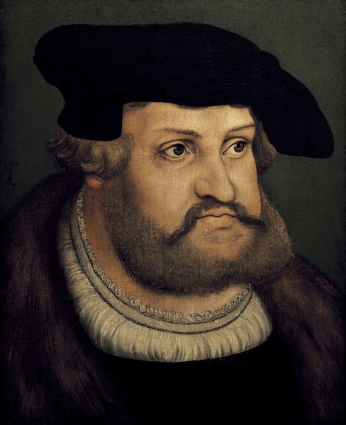Frederick III , Portrait à Lucas Cranach l'Ancien