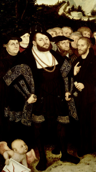 John Frederick of Saxony , Portrait à Lucas Cranach l'Ancien