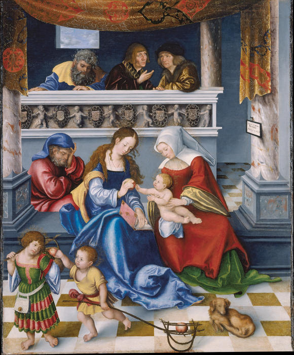 The Holy Kinship à Lucas Cranach l'Ancien