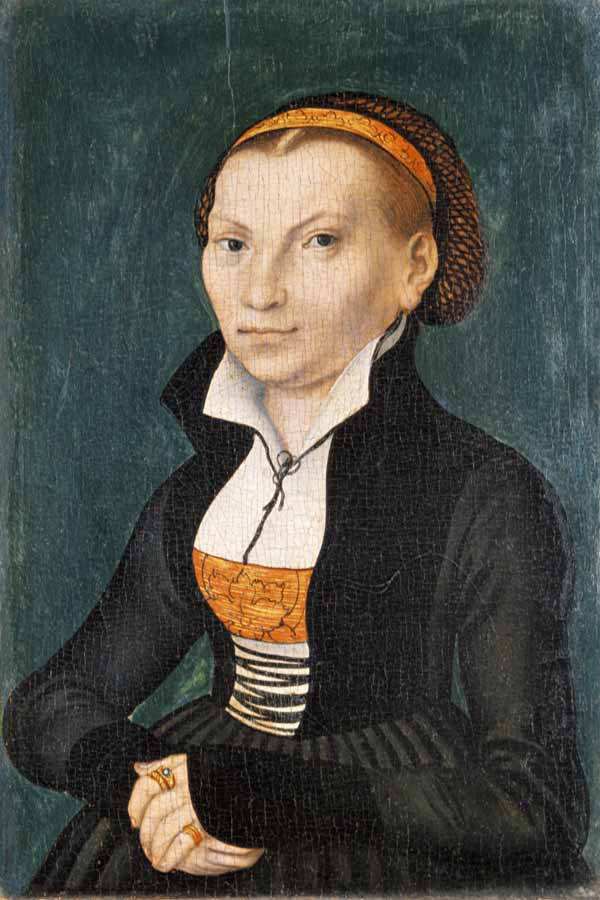 Katharina von Bora, future wife of Martin Luther à Lucas Cranach l'Ancien
