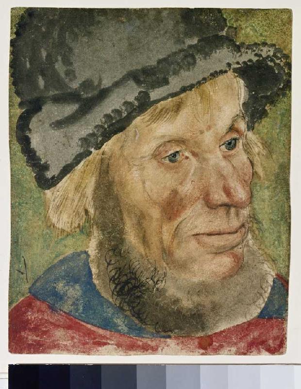 tête d'un paysan à Lucas Cranach l'Ancien