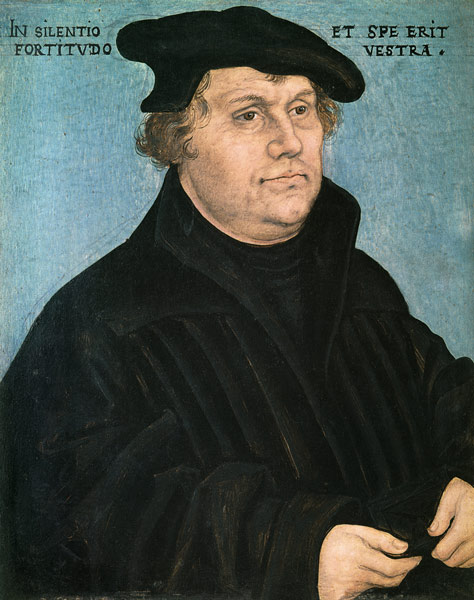 Martin Luther à Lucas Cranach l'Ancien