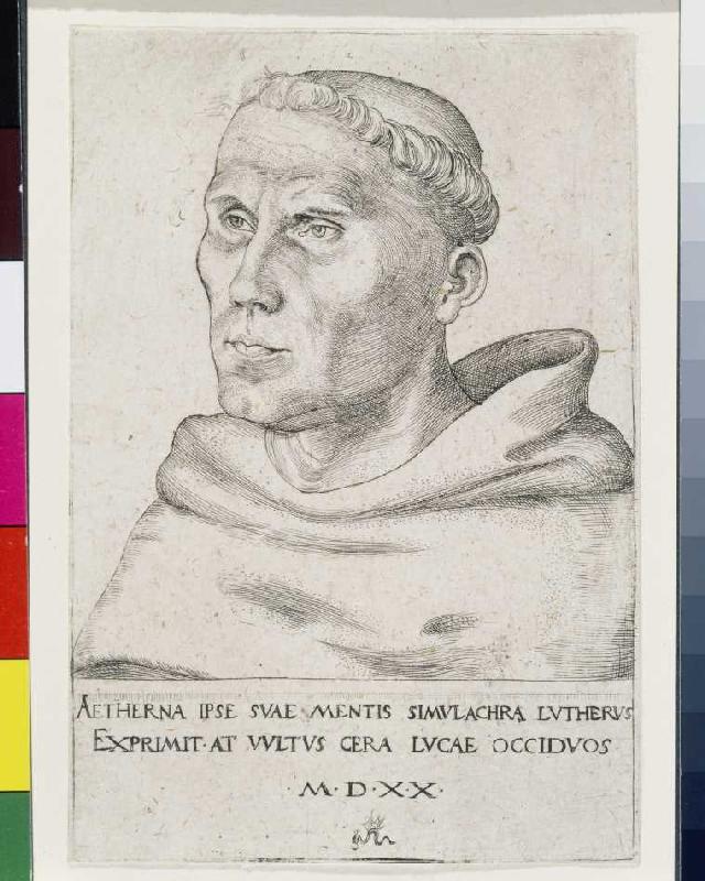 Luther als Augustinermönch à Lucas Cranach l'Ancien
