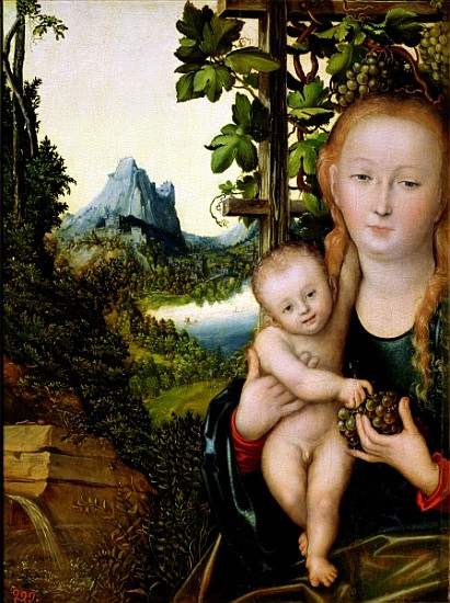Madonna and Child, c.1525 à Lucas Cranach l'Ancien