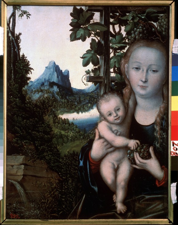 Virgin and Child à Lucas Cranach l'Ancien