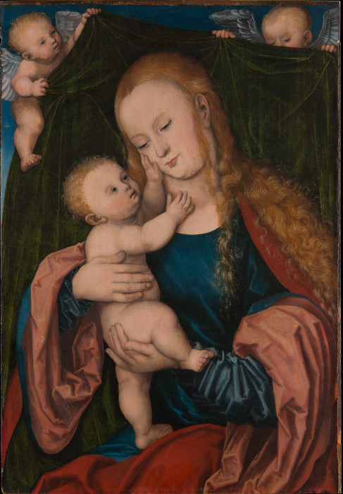 Virgin and Child à Lucas Cranach l'Ancien