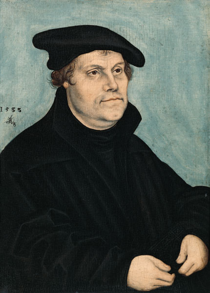 Martin Luther (1483-1546) at the Age of 50 à Lucas Cranach l'Ancien